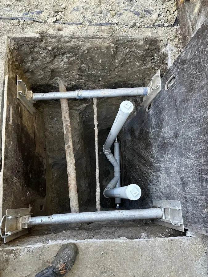 Experienced plumber completing Gas Line Repair work in Port Washington